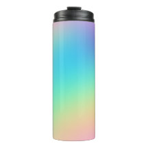 Weiche Prismatische Pastell-Regenbogen-Farbflasche