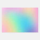Weiche Prismatische Pastelle Gradient Geschenkpapier Set (Vorderseite 2)