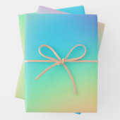 Weiche Prismatische Pastelle Gradient Geschenkpapier Set (Beispiel)