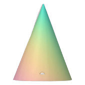 Weiche Prismatische Pastelle Gradient Partyhütchen (Links)