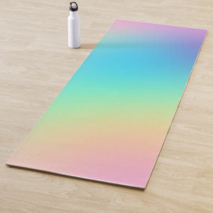 Weiche Prismatische Pastelle Gradient Yogamatte