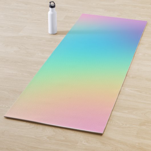 Weiche Prismatische Pastelle Gradient Yogamatte (Beispiel)
