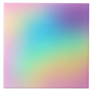 Weiche Prismatische Pastelle Rainbow Gradient Tile Fliese