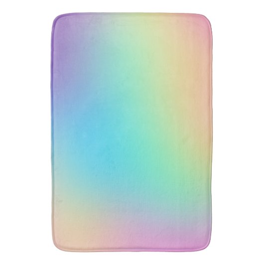 Weiche Prismatische Regenbogenglühung Badematte (Vorderseite Vertikal)