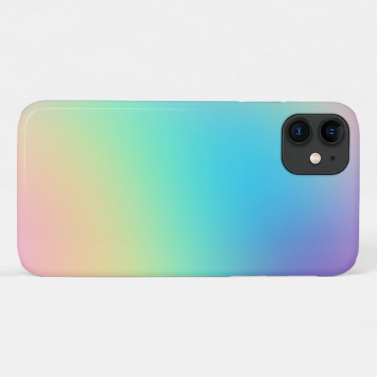 Weiche Prismatische Regenbogenglühung Case-Mate iPhone Hülle (Rückseite (Horizontal))