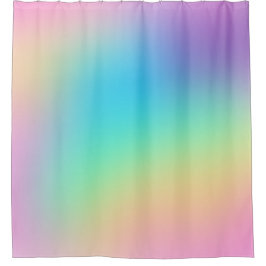 Weiche Prismatische Regenbogenglühung Duschvorhang