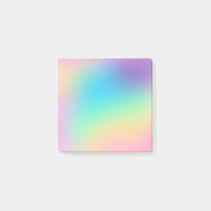 Weiche Prismatische Regenbogenglühung Post-it Klebezettel