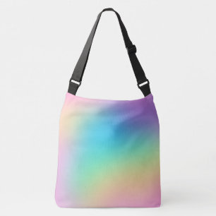 Weiche Prismatische Regenbogenglühung Tragetaschen Mit Langen Trägern