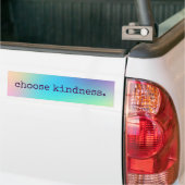 Weiche Prismatische Regenbogenleuchte "Choose Kind Autoaufkleber (Auf Lkw)