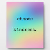 Weiche Prismatische Regenbogenleuchte "Choose Kind Fotoplatte (Vorderseite)