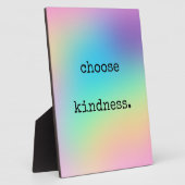 Weiche Prismatische Regenbogenleuchte "Choose Kind Fotoplatte (Seite)