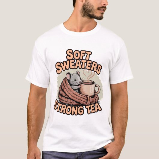 Weiche Pullover kräftiger Tee Gemütlicher Herbst (Vorderseite)