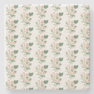 Weiche Retro-Blumenanordnung Steinuntersetzer