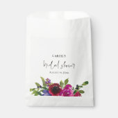 Weiche rosa Aquarell-Blumen-Geschenktüten Geschenktütchen (Vorderseite)