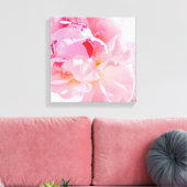 weiche rosa Blätter Leinwanddruck (Insitu (Wohnzimmer))