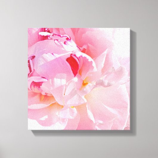weiche rosa Blätter Leinwanddruck (Vorderseite)