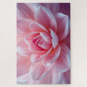Weiche rosa Blütenblätter Puzzle (Vertikal)