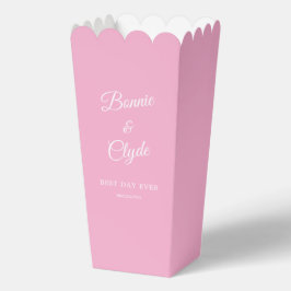 Weiche rosa Geschenkbox für stilvolle Hochzeitsges Geschenkschachtel