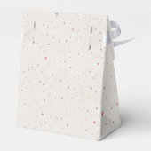 Weiche rosa Herzen Favor Box Geschenkschachtel (Rückseite)