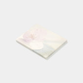 Weiche rosa Kirschblütenblüte Post-it Klebezettel (angewinkelt)