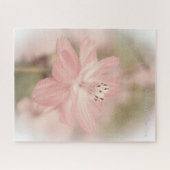 Weiche rosa PastellBlume Puzzle (Horizontal)