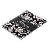 Weiche rosa Rosen Notizblock (Linke Seite)