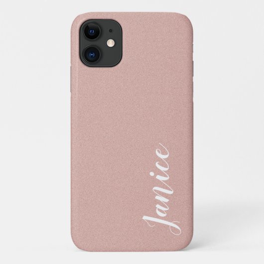 Weiche, rosa Sandtextur hinzufügen Case-Mate iPhone Hülle (Rückseite)