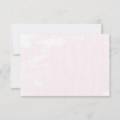 weiche, rosa Textur mit abgerissenem Rand-UAWG RSVP Karte (Rückseite)