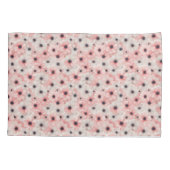 Weiche rosa und weiße Anemonenblüten Kissenbezug (Rückseite)