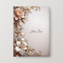 Weiche rosa und weiße Blumen Knopf
