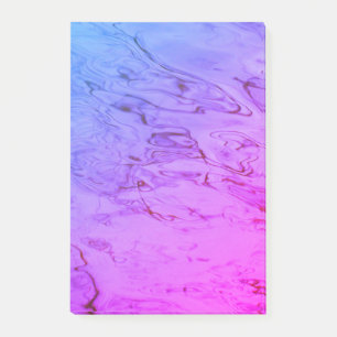 Weiche rosa Wasserwellen abstrakt Aqua Post-it Klebezettel