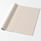 Weiche rosa Weihnachtspapierrolle Geschenkpapier (Ungerollt)