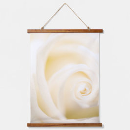 Weiche Rose Druck Holz Topped Wall Tapestory Wandteppich Mit Holzrahmen