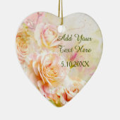 Weiche Rose Keramikornament (Rechts)