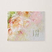 Weiche Rose Puzzle (Horizontal)