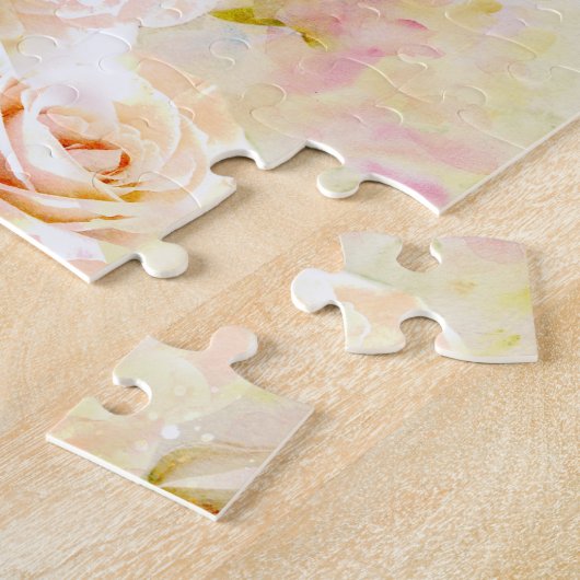 Weiche Rose Puzzle (Seite)