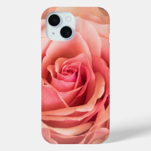 Weiche Rose Rosa Case-Mate iPhone Hülle (Rückseite)