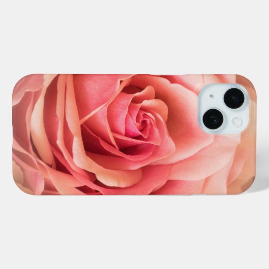Weiche Rose Rosa Case-Mate iPhone Hülle (Rückseite (Horizontal))