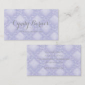 Weiche Rose Trellis in Lila Visitenkarte (Vorne/Hinten)
