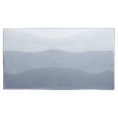 Weiche Ruhe Grau Abstrakte Landschaft Kissenbezug (Vorderseite)