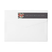 Weiche schwarze rote Berries+Eukalyptus Holiday Cl (Rückseite)