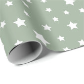 Weiche Seite mit Sternmuster Geschenkpapier (Rolleneckpunkt)