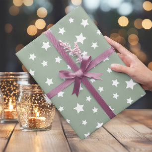 Weiche Seite mit Sternmuster Geschenkpapier