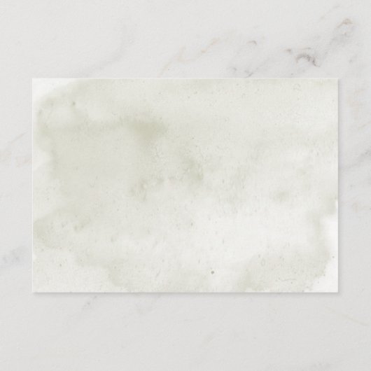 Weiche Sonnenblumen Boho Herz Hochzeit Details Begleitkarte (Rückseite)