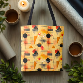 Weiche Strahlung Abstrakt - warme Beige, Orange, S Tasche