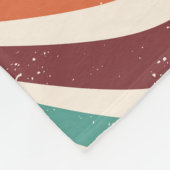 Weiche Streifen, Grunge. Retro Fleecedecke (Ecke)
