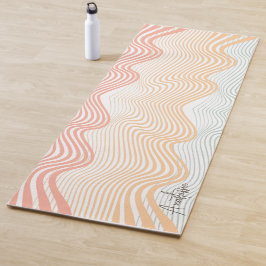 Weiche Streifen mit Ihrem Namen und eleganten Spor Yogamatte