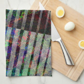 Weiche Streifen und farbige Kratzer mit Clipping Geschirrtuch (Viertel Falte)