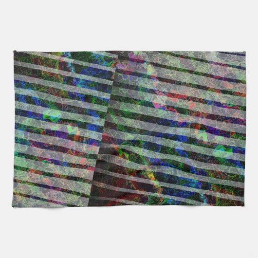 Weiche Streifen und farbige Kratzer mit Clipping Geschirrtuch (Horizontal)