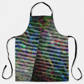 Weiche Streifen und farbige Kratzer mit Clipping Schürze (Vorderseite)